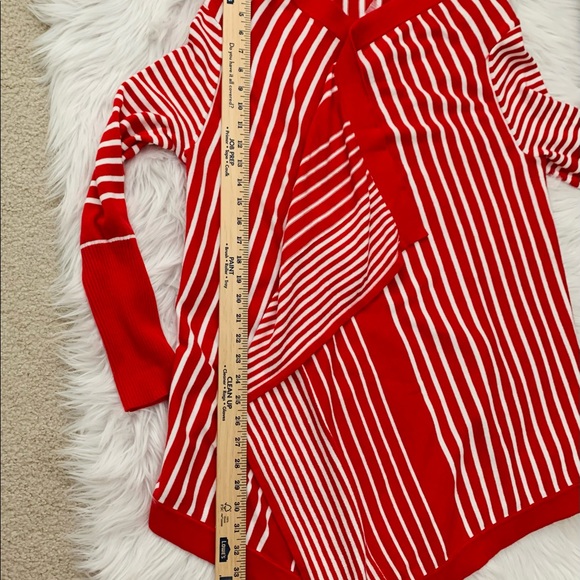 RENDITION Open Front Cascading Cardigan - Picture 11 of 12